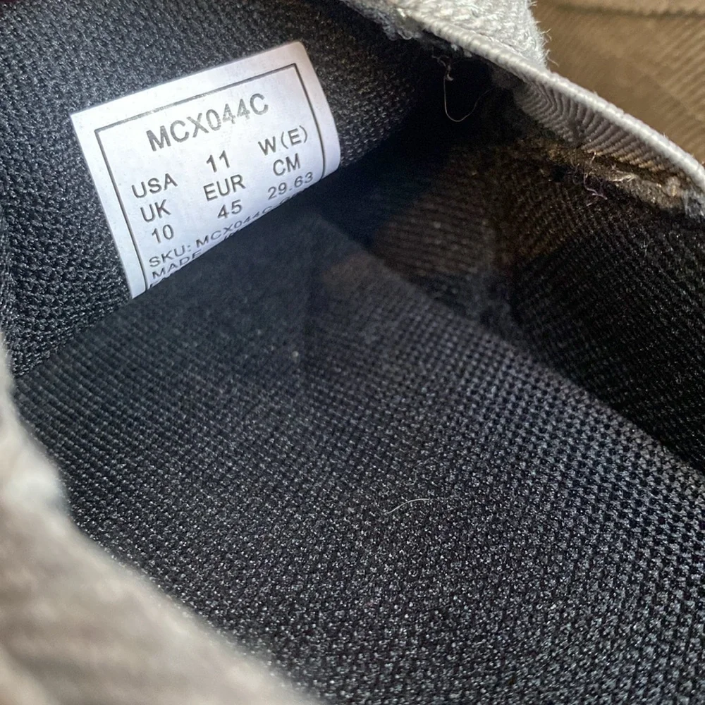 Propet Viasol Mens Canvas Slip On Lightweight Grey Sz 11